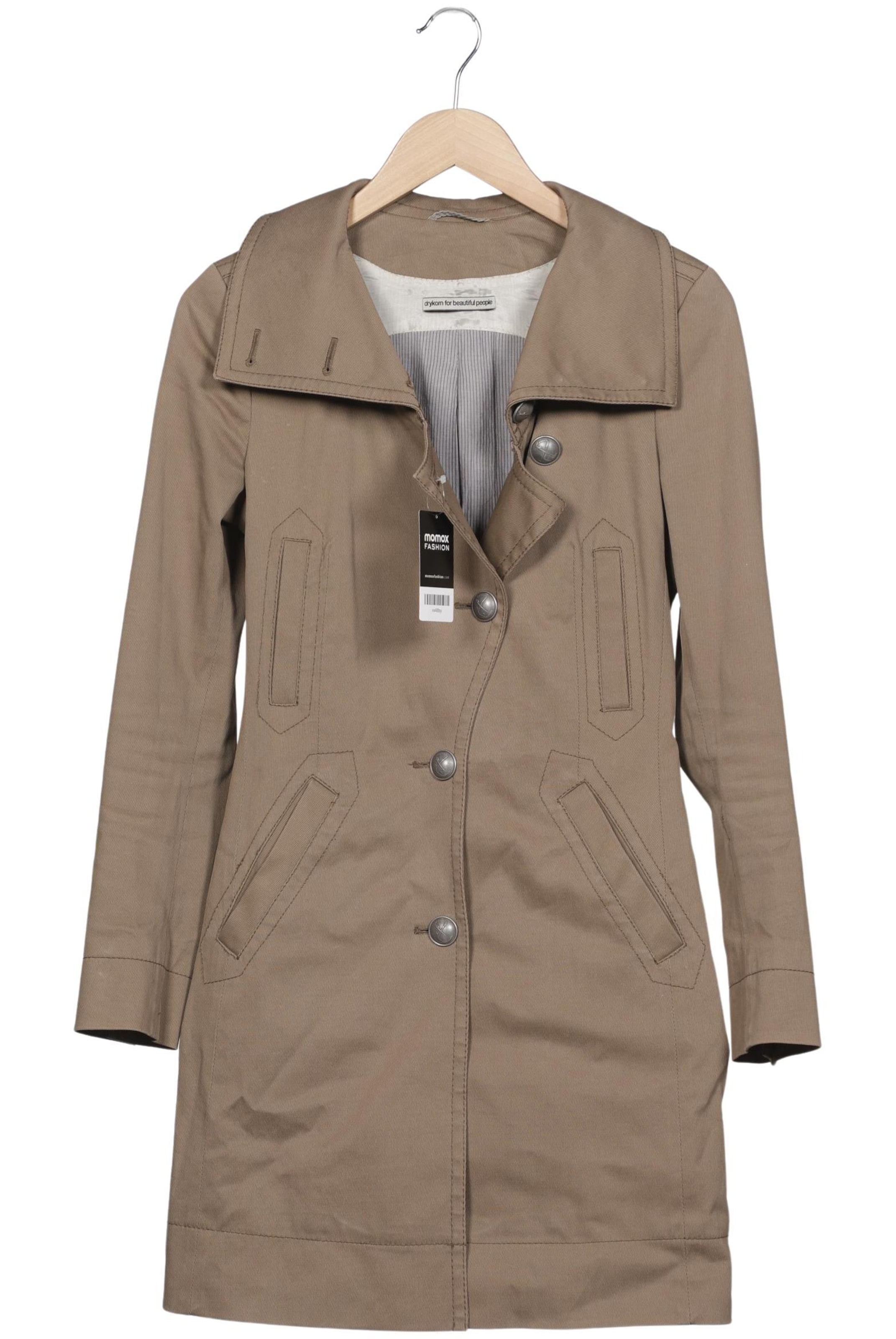 DRYKORN Jacket & Coat in S in Beige: front