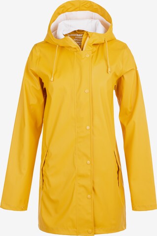 Weather Report Outdoor jacket 'Petra Jr.' in Yellow: front