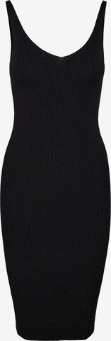 VERO MODA - Vestido de punto 'Gold' en negro: frente