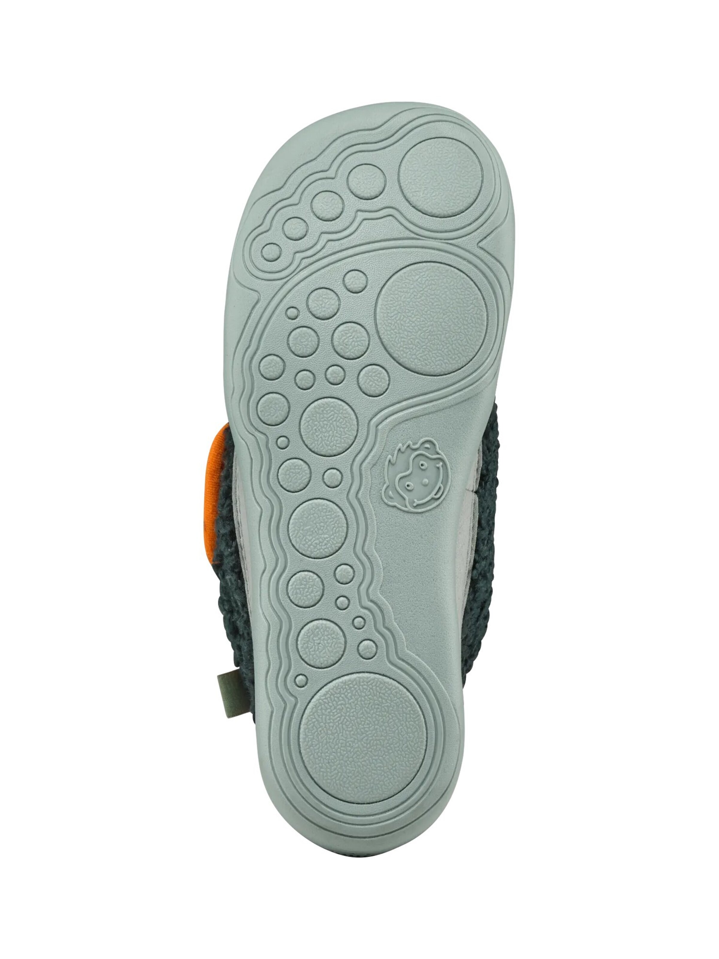 Affenzahn Slippers 'Vegan Fleecy Vegan Fleecy' in Green