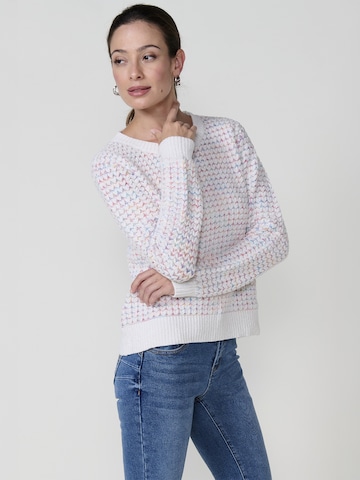 Pullover 'Chenille' di KOROSHI in bianco