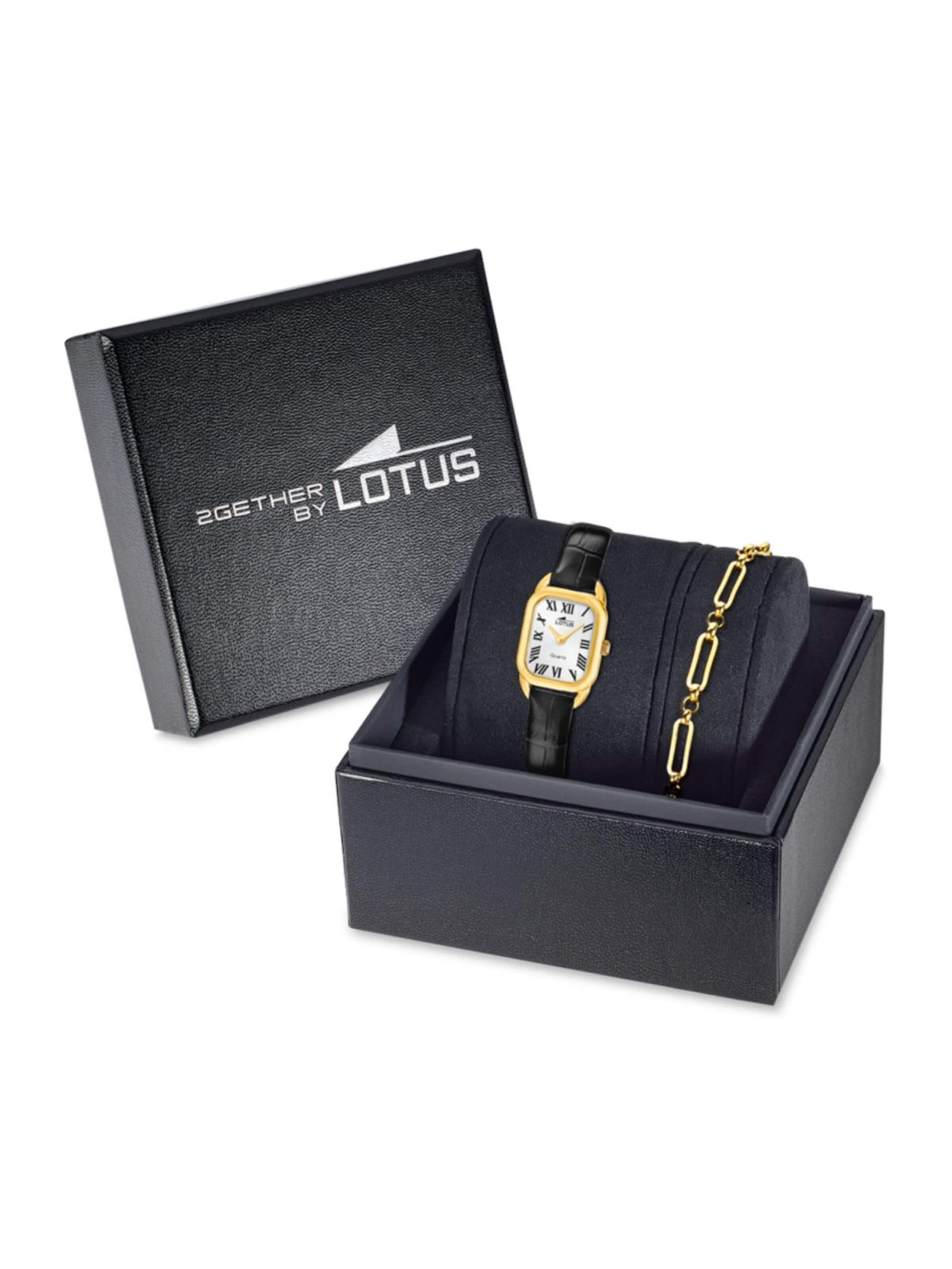 Lotus Analog Watch '2gether' in Black