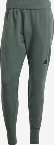 ADIDAS SPORTSWEAR Tapered Workout Pants 'Z.N.E.' in Green: front