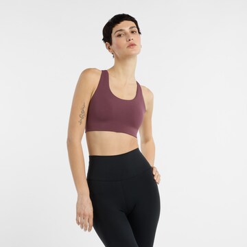 new balance Bustier Sport bh 'Define Train' in Rood: voorkant