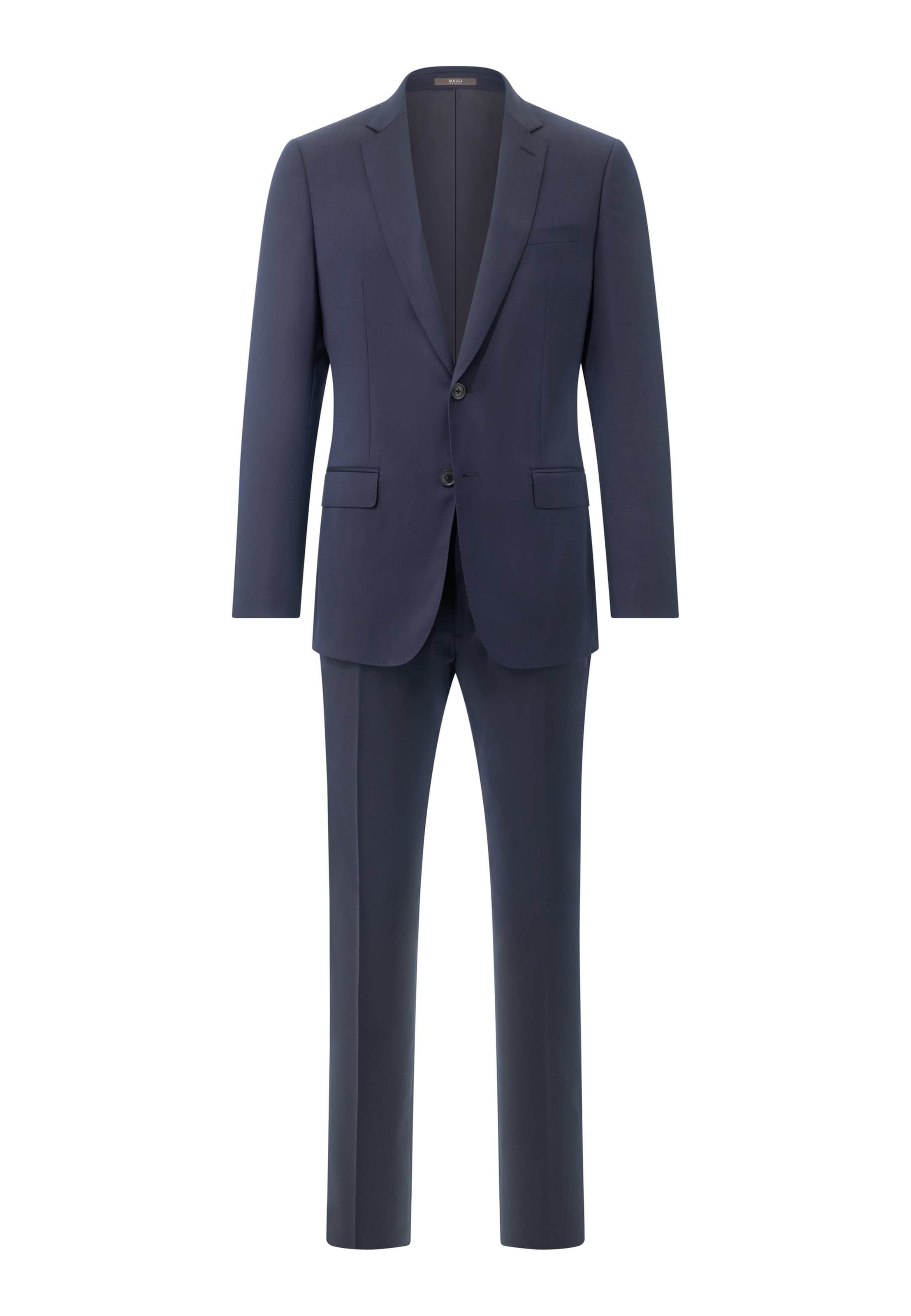 Coupe slim Costume Boggi Milano en bleu : devant