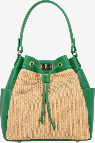 IZIA Pouch in Green: front