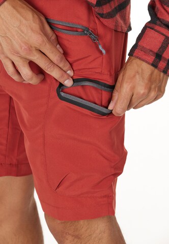 Whistler Regular Workout Pants 'Stian' in Red