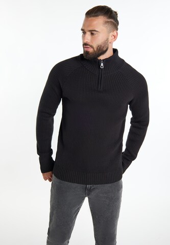 DreiMaster Vintage Sweater in Black: front