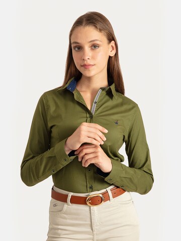 Camicia da donna di Jacey Quinn in verde