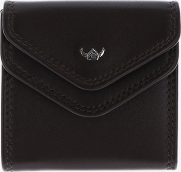 Porte-monnaies 'Polo' GOLDEN HEAD en marron : devant