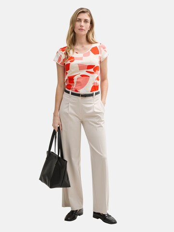 TOM TAILOR T-Shirt (GOTS) in Rot