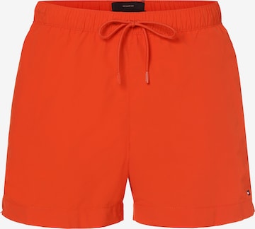 Shorts de bain TOMMY HILFIGER en orange : devant