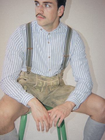 HerzSticht Regular Traditional pants 'Geissberg' in Brown