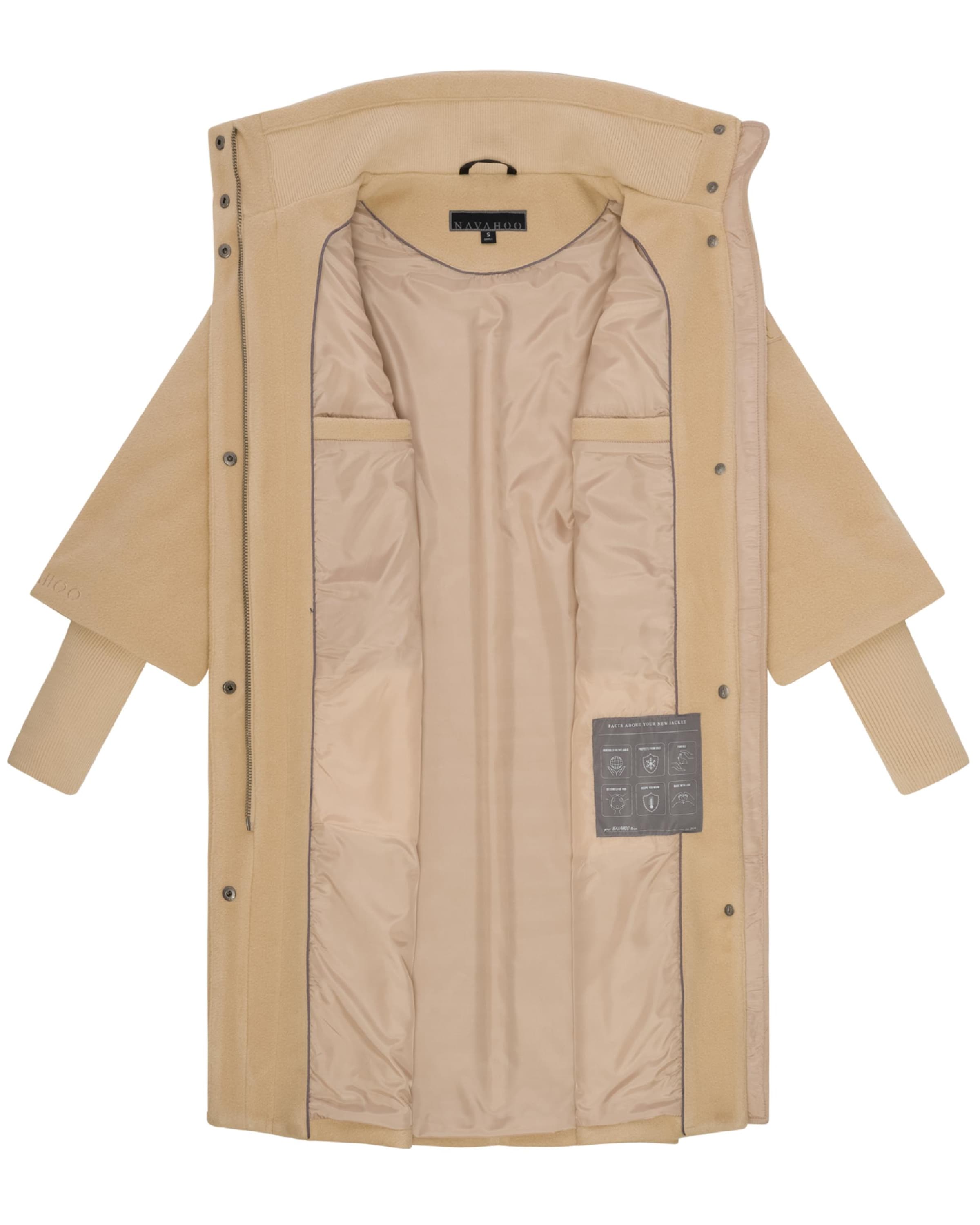 NAVAHOO Kevad-sügismantel 'Polarblüte 14', värv beež