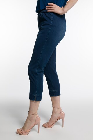 Ulla Popken Slimfit Broek in Blauw