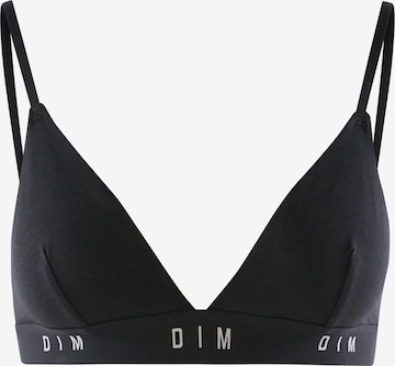 Soutien-gorge DIM en noir : devant