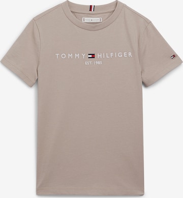 T-Shirt TOMMY HILFIGER en beige : devant