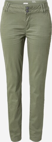 QS Slim fit Chino Pants in Green: front