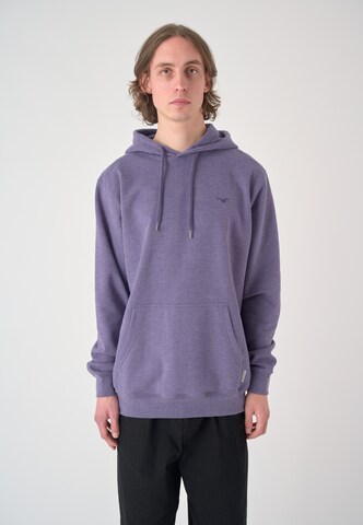 Cleptomanicx Hoodie 'Ligull' in Lila: Vorderseite