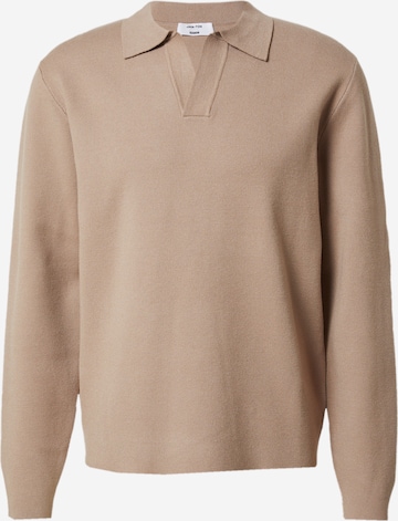 DAN FOX APPAREL - Pullover 'Jaron' em cinzento: frente