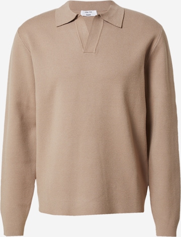 DAN FOX APPAREL Sweater 'Jaron' in Grey: front