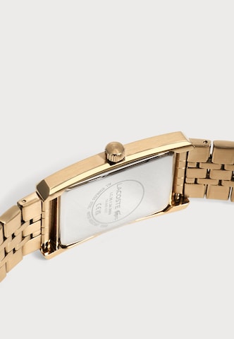 LACOSTE Analog watch 'CROISETTE' in Gold: back