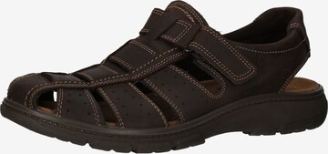 IMAC Sandals in Brown: front