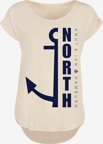 F4NT4STIC Shirt 'North Anker' in Beige: front