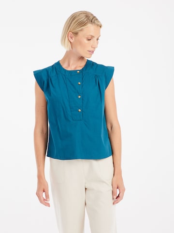 PROTEST Shirt 'PRTJana' in Blau: Vorderseite