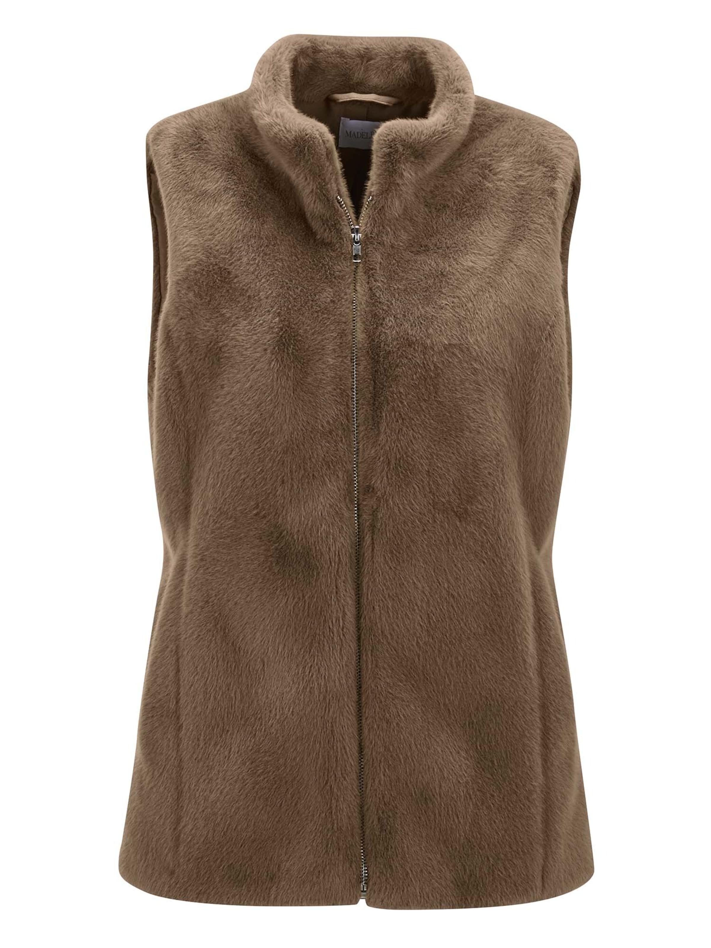 MADELEINE Bodywarmer in Bruin: voorkant