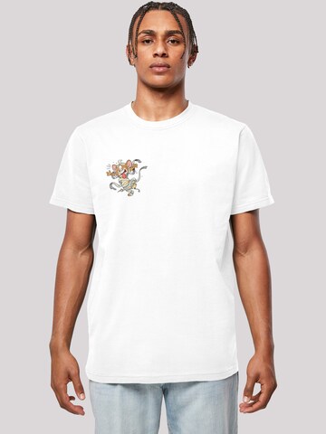 F4NT4STIC Shirt 'Tom Und Jerry' in Weiß: Vorderseite
