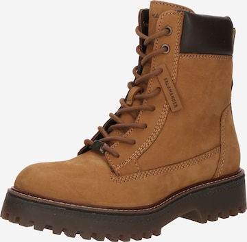 Bottines à lacets SALAMANDER en marron : devant