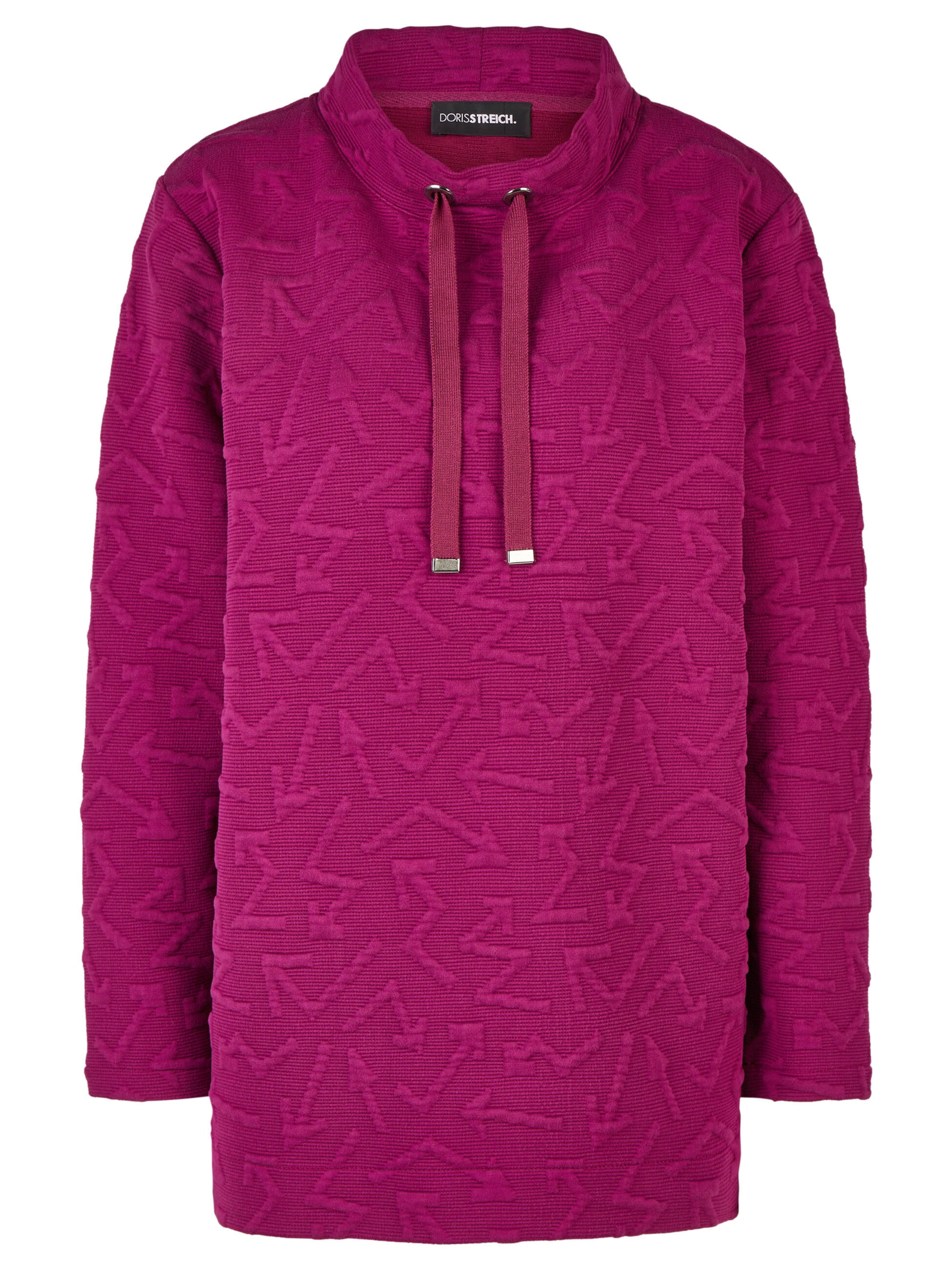 Sweat-shirt Doris Streich en violet : devant