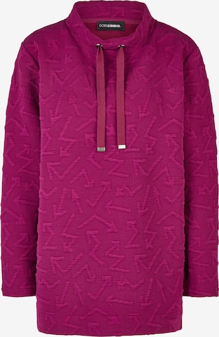 Sweat-shirt Doris Streich en violet : devant