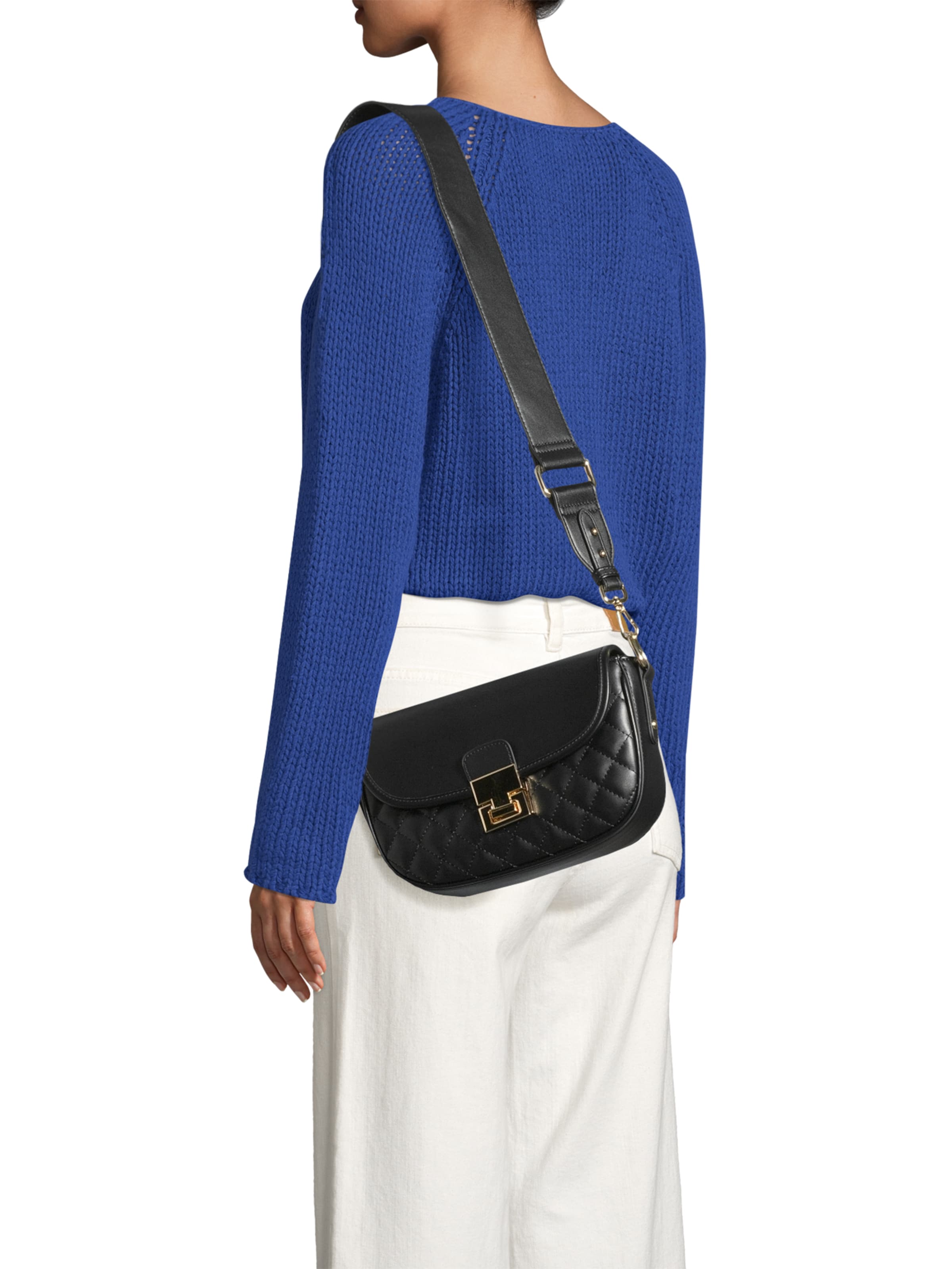 Seidenfelt Чанта с презрамки 'VIIALA' в черно: отпред