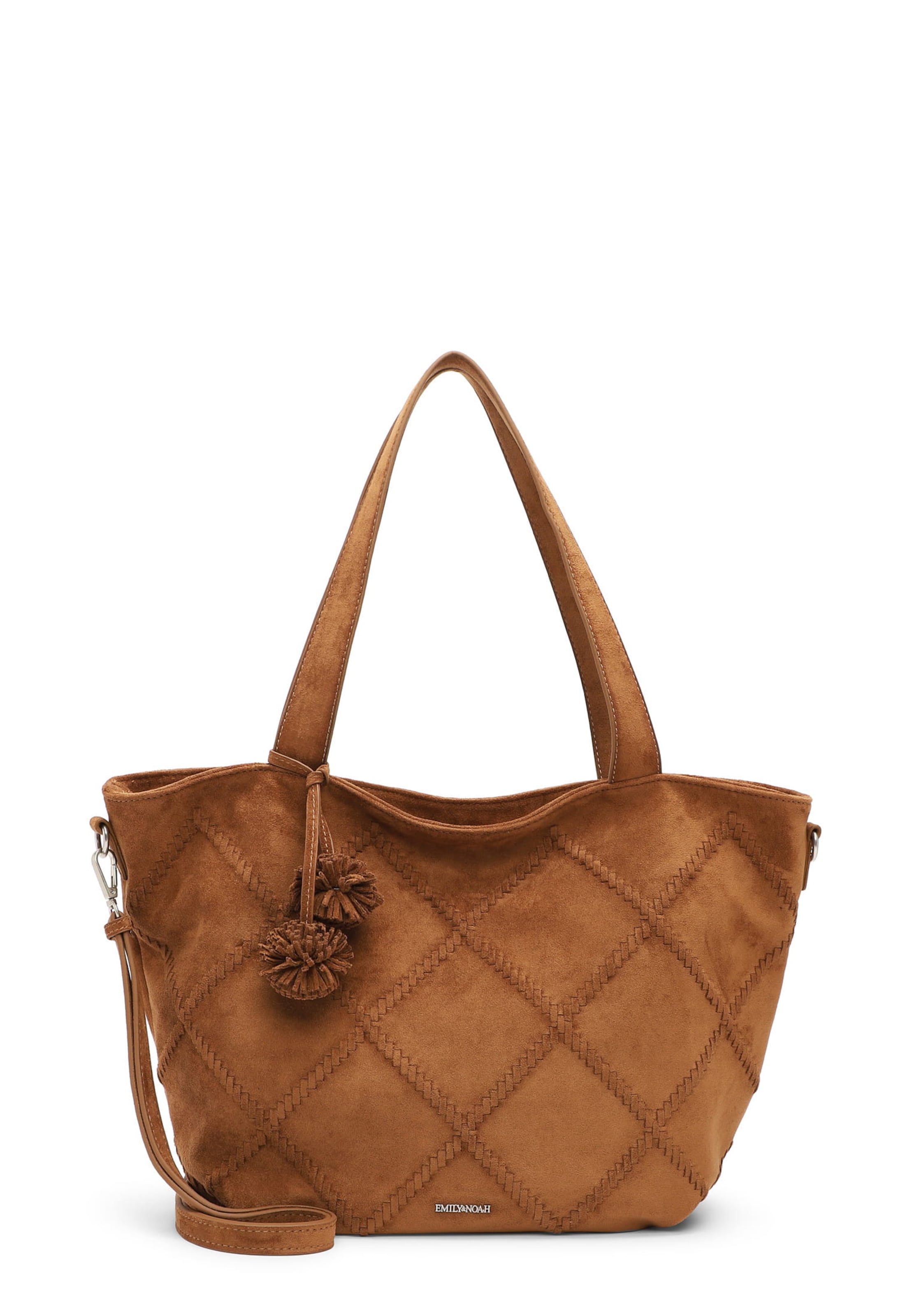 Emily & Noah Shopper in Brown: front