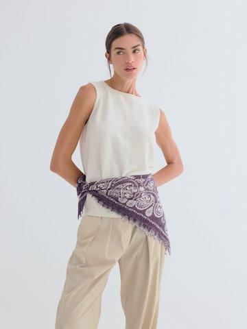 Écharpe SILK & CASHMERE en violet