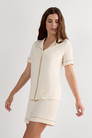 INTIMISSIMI Pajama Shirt in Beige