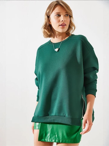 Felpa di Bianco Lucci in verde