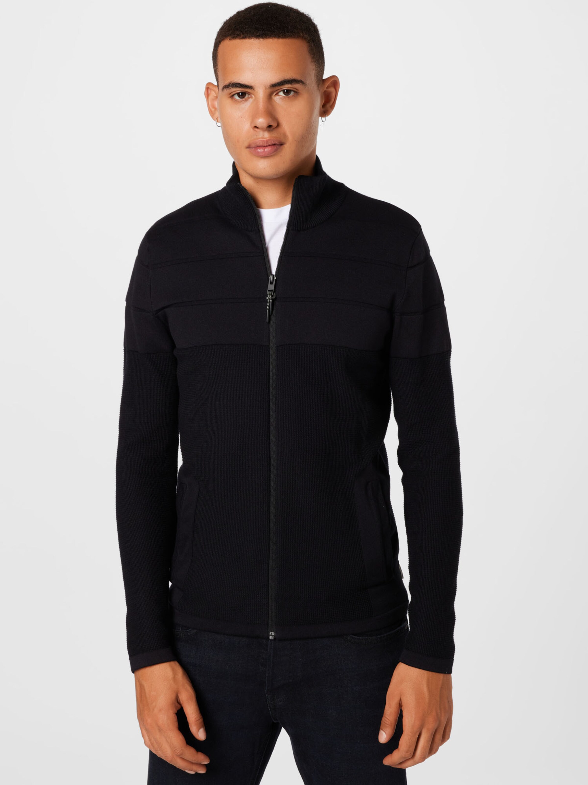 Männer Pullover & Strick JACK & JONES Strickjacke 'GRADY' in Schwarz - ZW35862 Männer Pullover & Strick JACK & JONES Strickjacke 'GRADY' in Schwarz - ZW35862