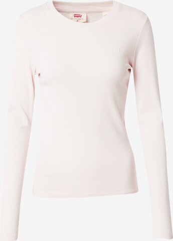 T-shirt 'LS Baby Tee' LEVI'S ® en rose : devant