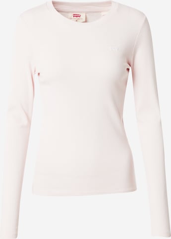 LEVI'S ® T-shirt 'LS Baby Tee' i rosa: framsida