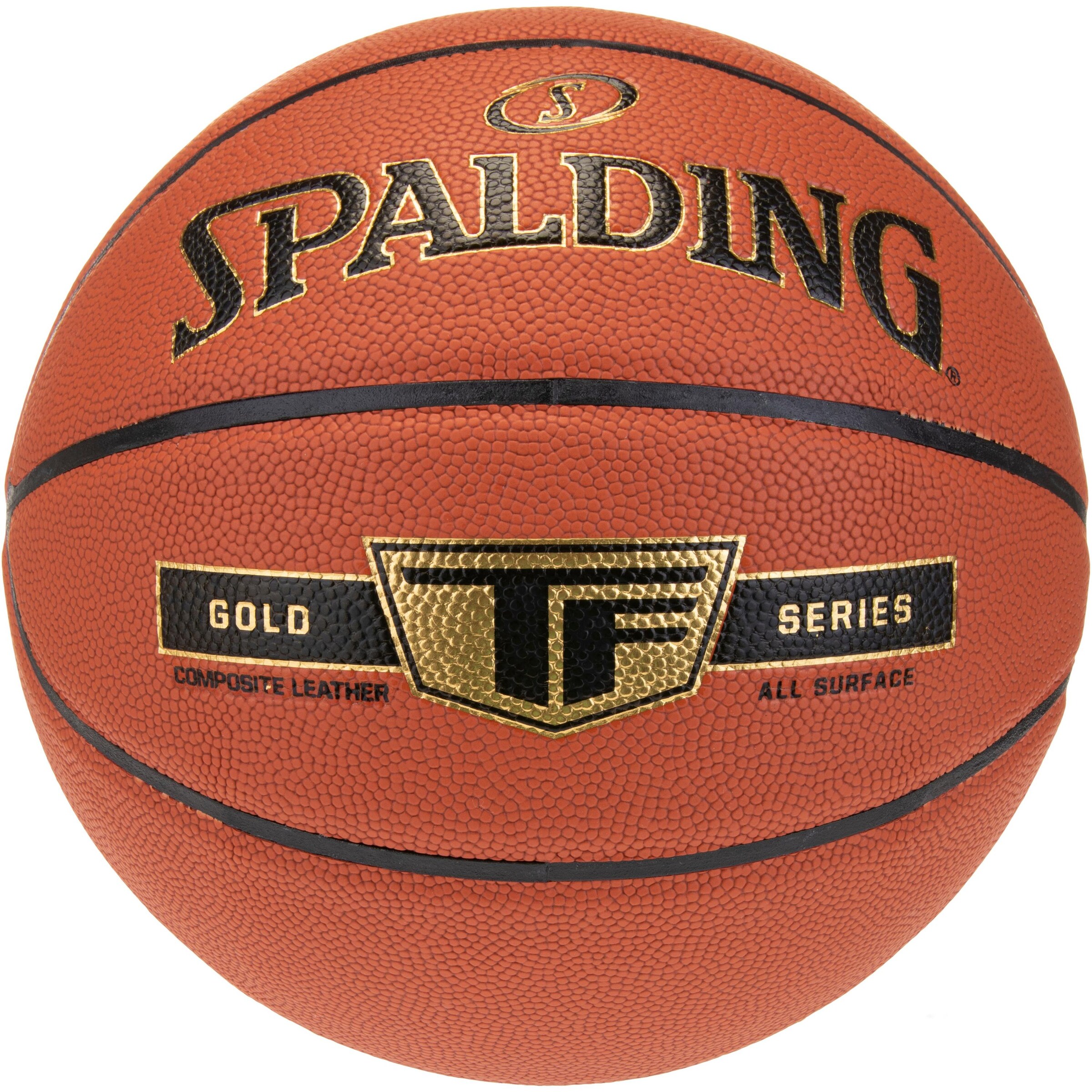SPALDING Ball 'TF Gold Composite' in Orange: Vorderseite
