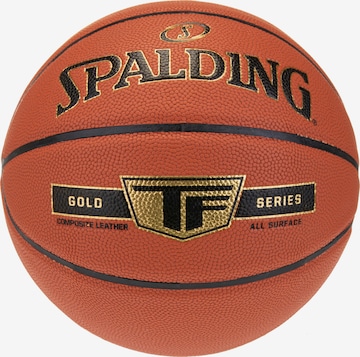 SPALDING Ball 'TF Gold Composite' in Orange: front