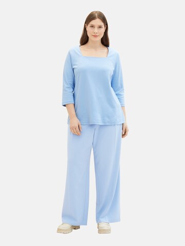 Tom Tailor Women + Shirt in Blau