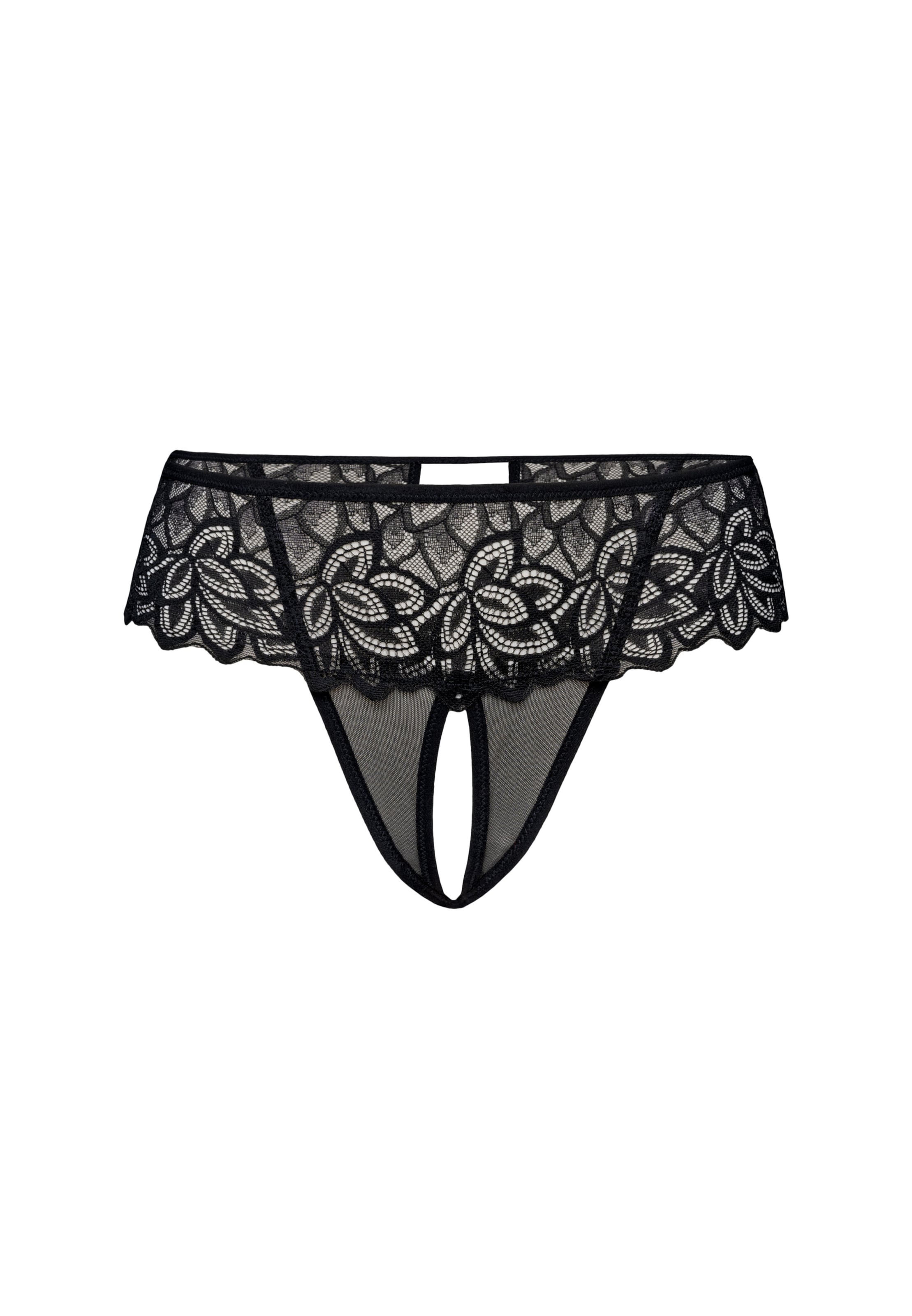 TEYLI String 'Rossu' in Zwart: voorkant