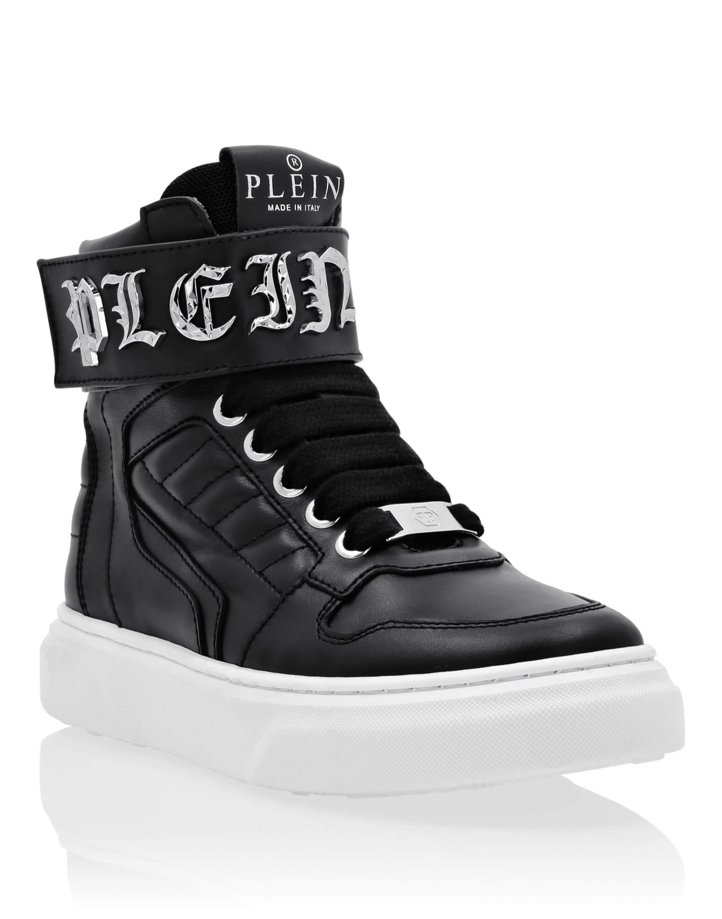 Philipp Plein - Zapatillas deportivas 'Gothic Plein' en negro: frente