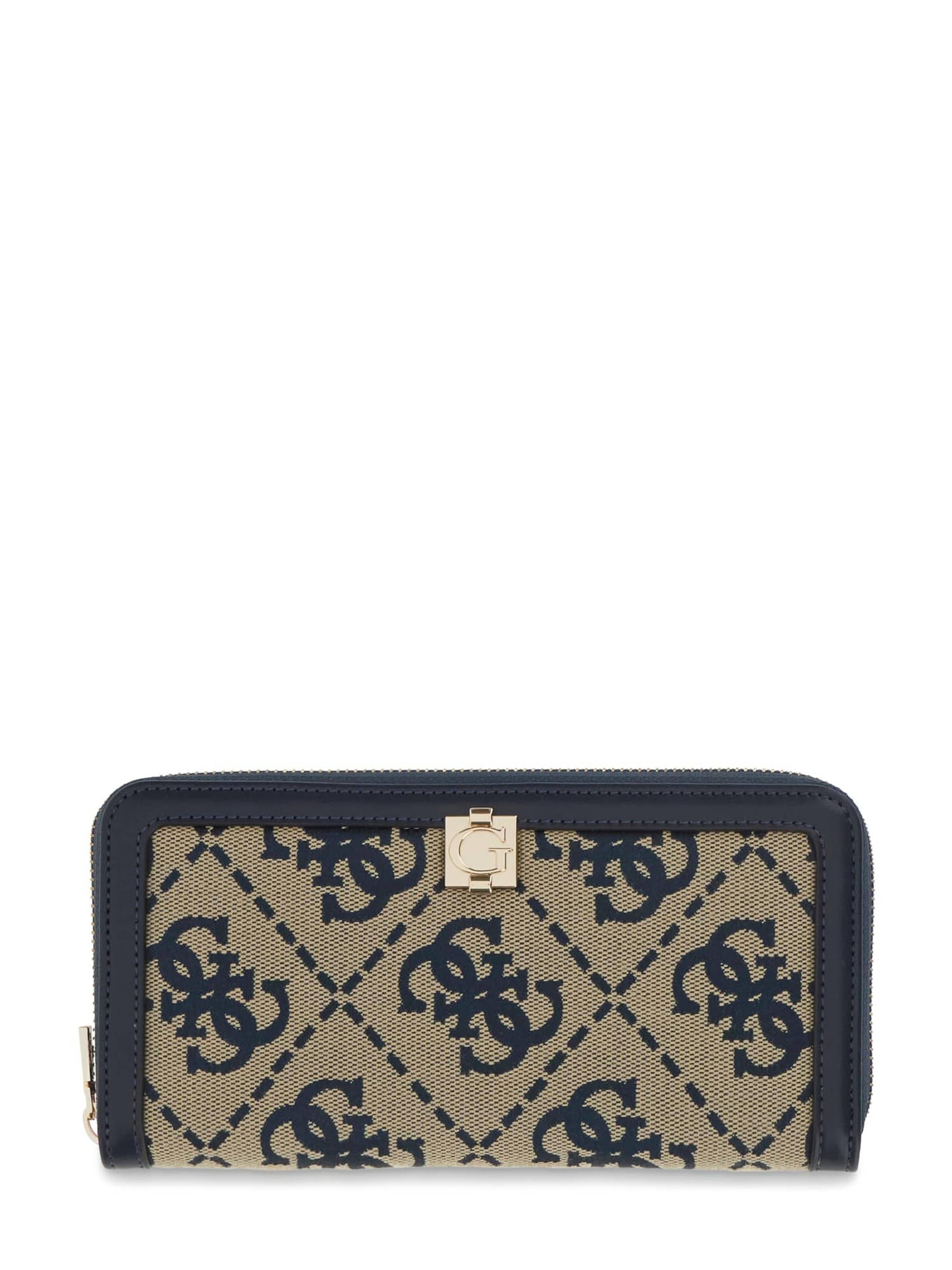 GUESS Wallet 'Audrey' in Beige: front