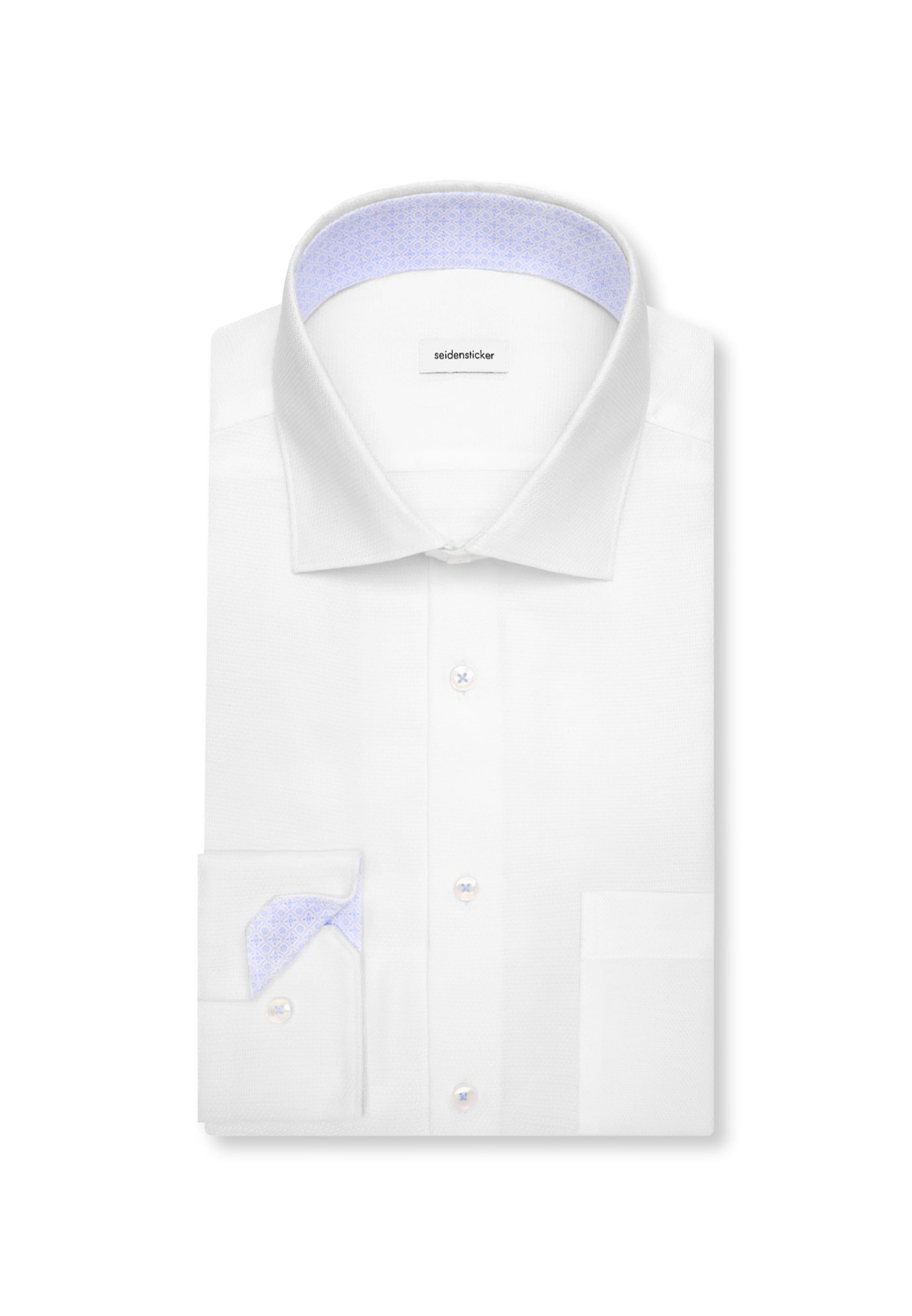 Coupe regular Chemise business SEIDENSTICKER en blanc