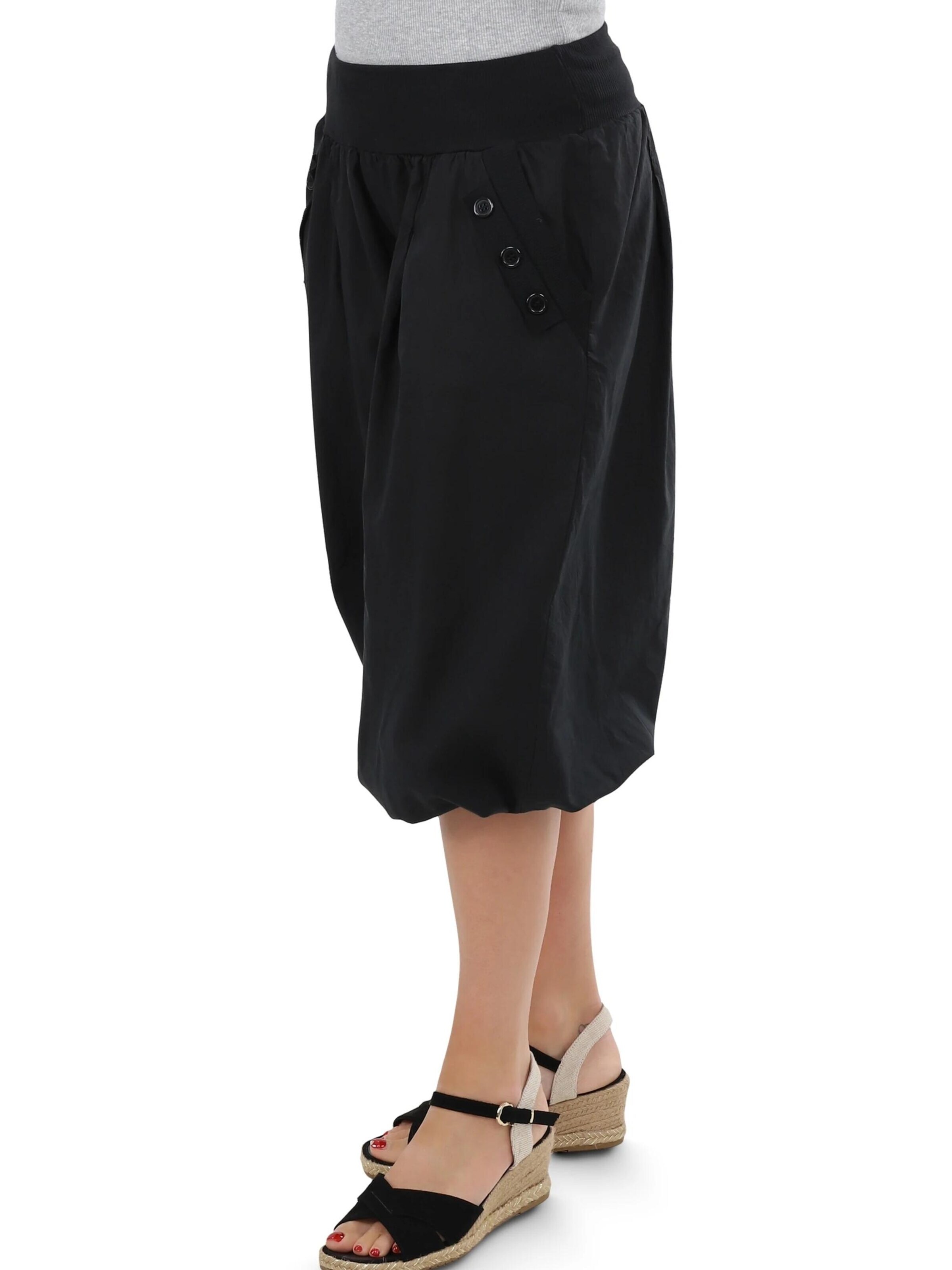 malito more than fashion Loose fit Harem Pants in Black